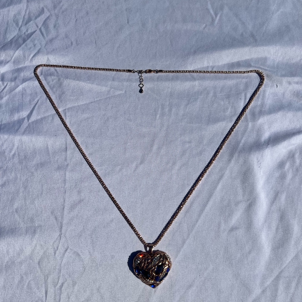 Elegant Heart Pendant Necklace